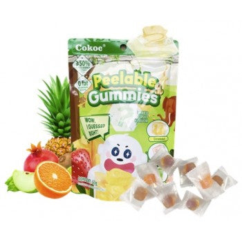 Peeling gummies Fruits Mixée 60 Gr