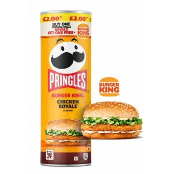 Pringles Burger King Chicken Royale Flavour Sharing Crisps 165g