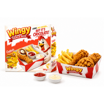 Wingy Snack Box "trompe l'oeil" 134 Gr